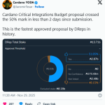 رکوردشکنی تاریخی کاردانو در حاکمیت غیرمتمرکز؛ اتحادی بی‌سابقه در بین هولدرهای ADA