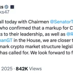 پیتر برنت: تصویب قانون CLARITY اتفاق بزرگی نیست